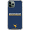 West Virginia University Blue Wood Floor iPhone 12 Pro Max Clear Case