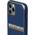 West Virginia University Blue Wood Floor iPhone 12 Pro Max Impact Case