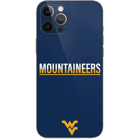 West Virginia University Blue Wood Floor iPhone 12 Pro Max Skin
