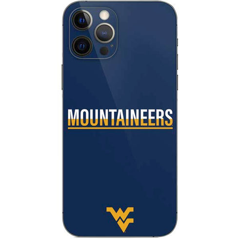 West Virginia University Blue Wood Floor iPhone 12 Pro Skin