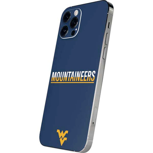 West Virginia University Blue Wood Floor iPhone 12 Pro Skin