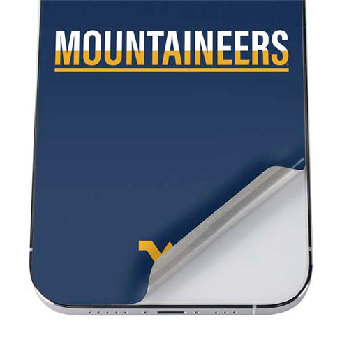 West Virginia University Blue Wood Floor iPhone 12 Pro Skin