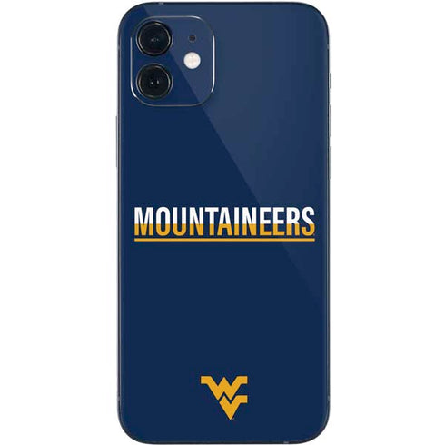 West Virginia University Blue Wood Floor iPhone 12 Skin