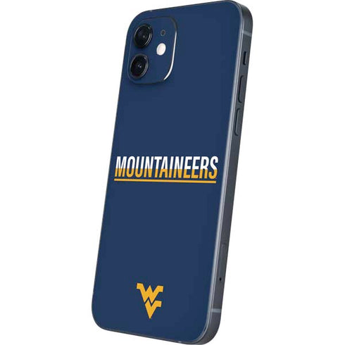 West Virginia University Blue Wood Floor iPhone 12 Skin