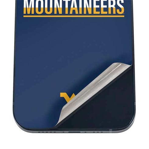 West Virginia University Blue Wood Floor iPhone 12 Skin