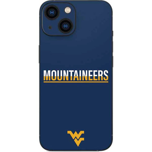 West Virginia University Blue Wood Floor iPhone 13 Mini Skin