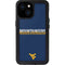 West Virginia University Blue Wood Floor iPhone 13 Mini Waterproof Case