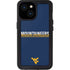 West Virginia University Blue Wood Floor iPhone 13 Mini Waterproof Case
