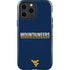 West Virginia University Blue Wood Floor iPhone 13 Pro Max Impact Case