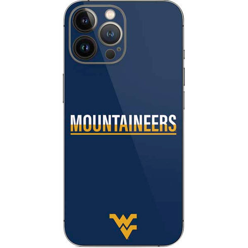 West Virginia University Blue Wood Floor iPhone 13 Pro Max Skin