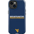 West Virginia University Blue Wood Floor iPhone 14 Plus Impact Case
