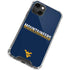 West Virginia University Blue Wood Floor iPhone 14 Plus Clear Case