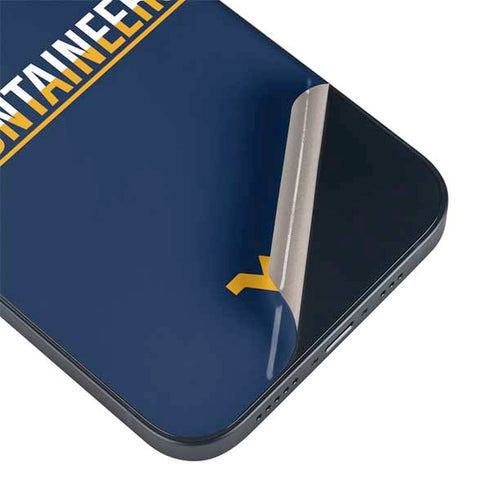 West Virginia University Blue Wood Floor iPhone 14 Plus Skin