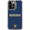West Virginia University Blue Wood Floor iPhone 15 Pro Clear Case