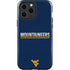 West Virginia University Blue Wood Floor iPhone 14 Pro Max Impact Case