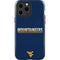 West Virginia University Blue Wood Floor iPhone 15 Pro Max Impact Case