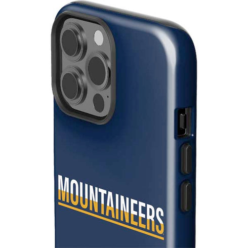 West Virginia University Blue Wood Floor iPhone 15 Pro Max Impact Case