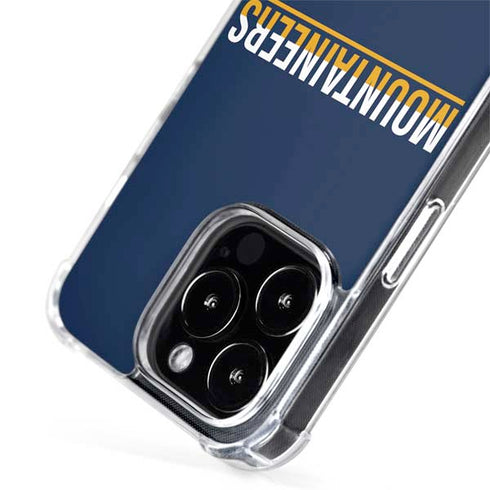 West Virginia University Blue Wood Floor iPhone 14 Pro Max MagSafe Case