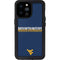 West Virginia University Blue Wood Floor iPhone 14 Pro Max Waterproof Case