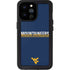 West Virginia University Blue Wood Floor iPhone 14 Pro Max Waterproof Case