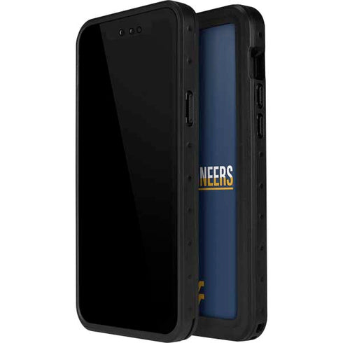 West Virginia University Blue Wood Floor iPhone 14 Pro Max Waterproof Case