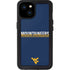 West Virginia University Blue Wood Floor iPhone 15 Plus Waterproof Case