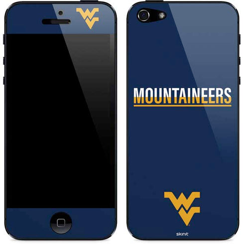 West Virginia University Blue Wood Floor iPhone 5/5s/5SE Skin