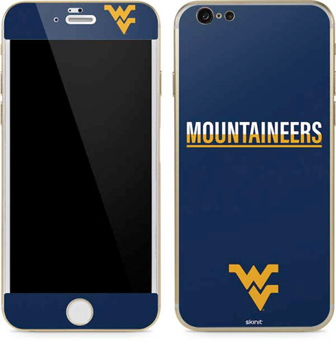 West Virginia University Blue Wood Floor iPhone 6/6s Skin