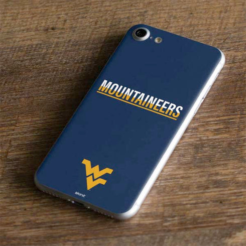 West Virginia University Blue Wood Floor iPhone 7 Skin