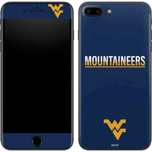 West Virginia University Blue Wood Floor iPhone 8 Plus Skin