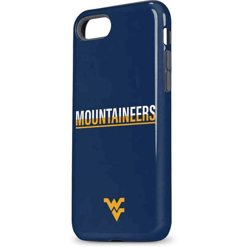 West Virginia University Blue Wood Floor iPhone 8 Pro Case