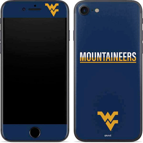 West Virginia University Blue Wood Floor iPhone 8 Skin