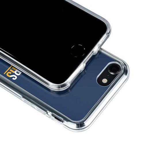 West Virginia University Blue Wood Floor iPhone SE (2nd & 3rd Gen) Clear Case