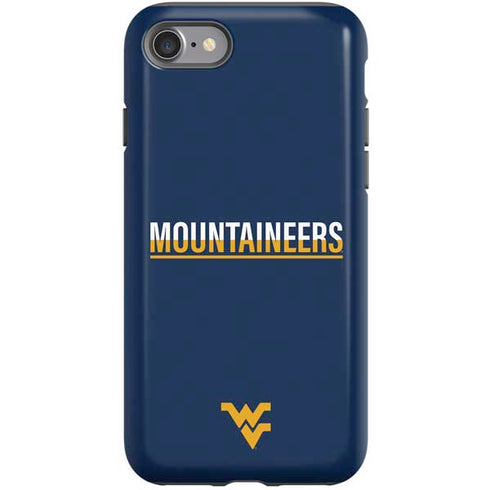 West Virginia University Blue Wood Floor iPhone SE (2nd & 3rd Gen) Pro Case