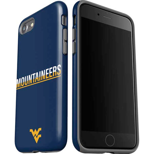 West Virginia University Blue Wood Floor iPhone SE (2nd & 3rd Gen) Pro Case