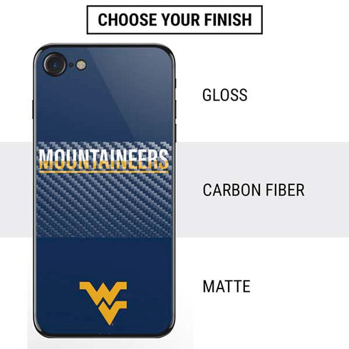 West Virginia University Blue Wood Floor iPhone SE (2nd & 3rd Gen) Skin