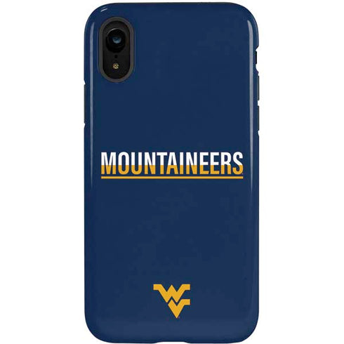 West Virginia University Blue Wood Floor iPhone XR Pro Case