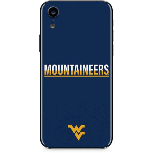 West Virginia University Blue Wood Floor iPhone XR Skin