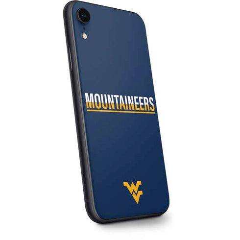 West Virginia University Blue Wood Floor iPhone XR Skin
