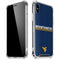 West Virginia University Blue Wood Floor iPhone XS Max Clear Case