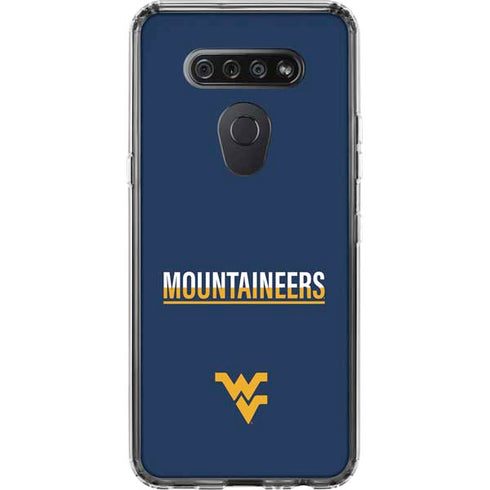 West Virginia University Blue Wood Floor LG K51/Q51 Clear Case