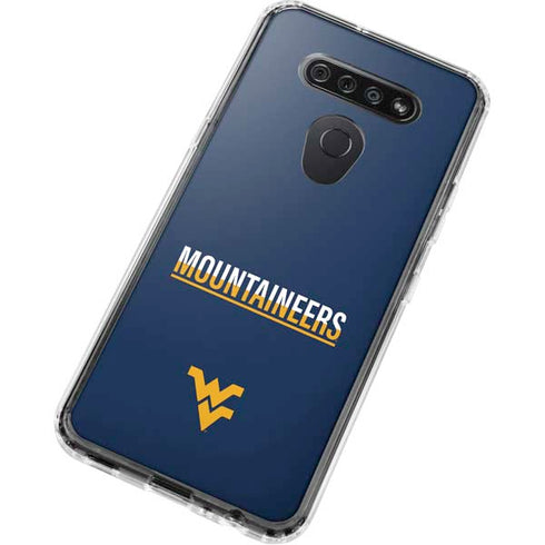 West Virginia University Blue Wood Floor LG K51/Q51 Clear Case
