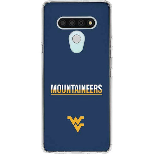 West Virginia University Blue Wood Floor LG Stylo 6 Clear Case