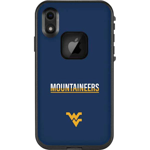 West Virginia University Blue Wood Floor LifeProof Fre iPhone Skin