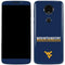 West Virginia University Blue Wood Floor Moto E5 Plus Skin