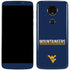 West Virginia University Blue Wood Floor Moto E5 Plus Skin