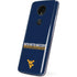 West Virginia University Blue Wood Floor Moto E5 Plus Skin