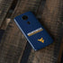West Virginia University Blue Wood Floor Moto E5 Plus Skin