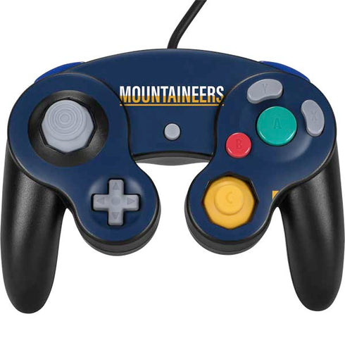 West Virginia University Blue Wood Floor Nintendo GameCube Controller Skin