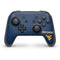 West Virginia University Blue Wood Floor Nintendo Switch Pro Controller Skin